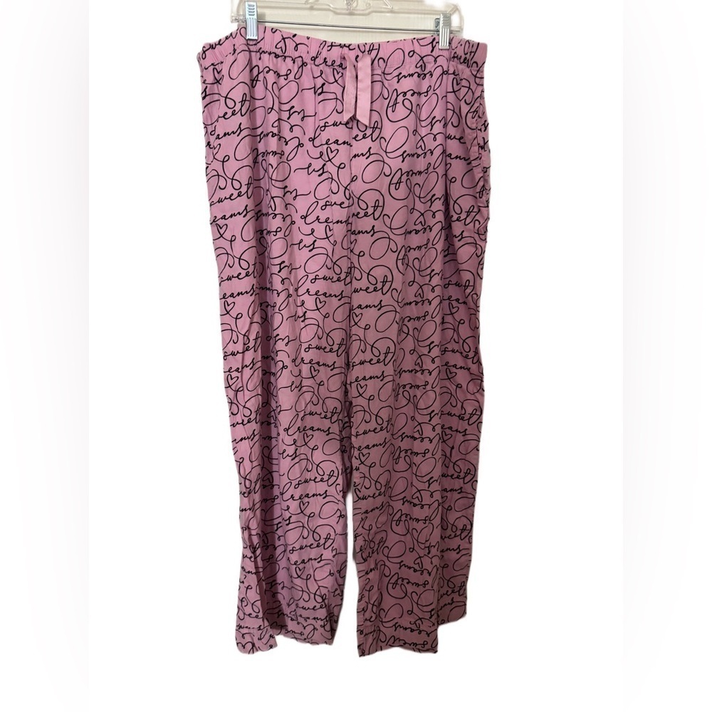 Victoria's Secret Barbie Pink Sweet Dreams Drawstring Pajama Bottoms Size XXL